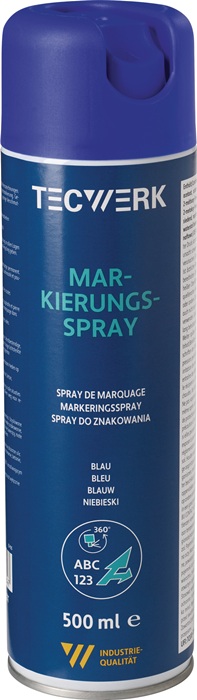 Markierungsspray blau 500ml Spraydose TECWERK