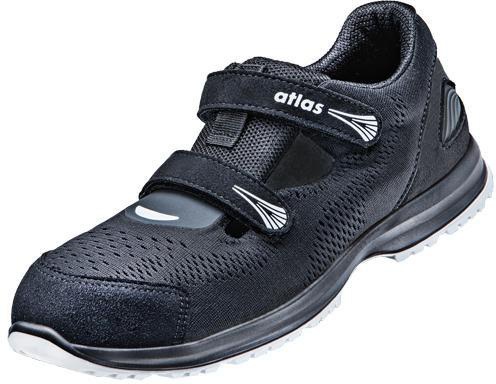 Sicherheitssandale RUNNER 145 Gr.43 W.10 schwarz/weiß S1P SRC ESD ATLAS