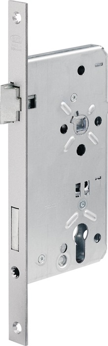 Haustür-Einsteckschloss 0024 PZW 22/65/92/10mm DIN L silber ktg.BKS