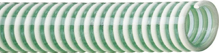 Kunststoff-Saugschlauch COSMO® ID 20,0mm Grün transp.AD 26,0mm L.50m