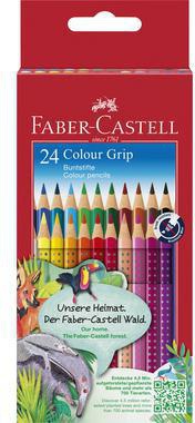 Faber-Castell Farbstift Colour GRIP 112424 farbig sortiert 24 St./Pack.