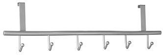 ALCO Türgarderobe 2839 17x6,8x60cm Metall silber