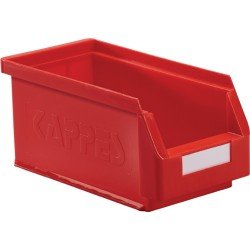 Sichtlagerkasten L290xB140xH130mm PE rot RASTERPLAN