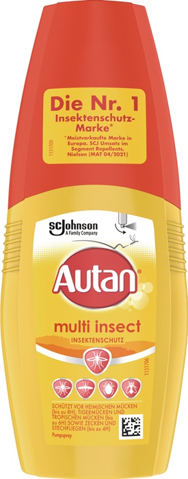 Insektenschutz AUTAN Multi Insect 100ml Pumpsprüher SC JOHNSON PROFESSIONAL