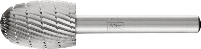 Frässtift TRE D.16mm Kopf-L.25mm Schaft-D.6mm HSS Verz.3 PFERD