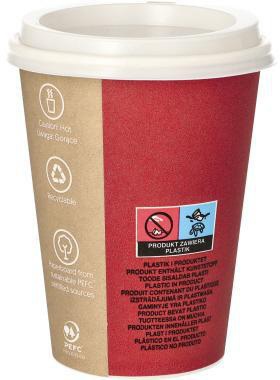 PAPSTAR Trinkbecher Coffee To Go 81065 0,3l Pappe 10 St./Pack.