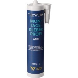 Montagekleber Profi weiß 450g Kartusche TECWERK