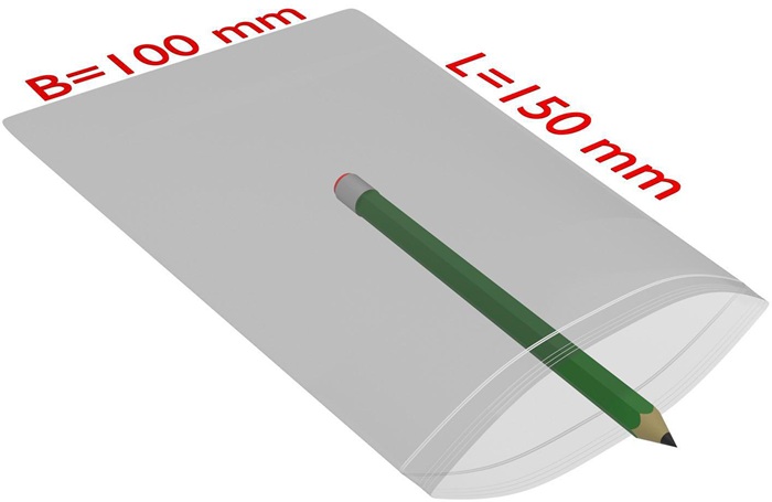 Druckverschlussbeutel Maße 100x150mm Stärke 90µ PE transparent TRANSPAK
