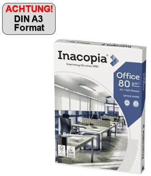 Inacopia Kopierpapier office 020808010561 A3 80g 500 Bl./Pack.