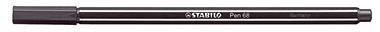 STABILO Fasermaler Pen 68/46 M 1mm Rundspitze schwarz