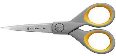 Westcott Schere Titanium Super E-30450 00 13cm gelb/grau