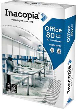 Inacopia Kopierpapier office 2100007670 A4 80g 500 Bl./Pack.