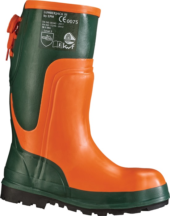 Forstsicherheitsstiefel Ulme Gr.41 oliv/orange Naturkautschuk