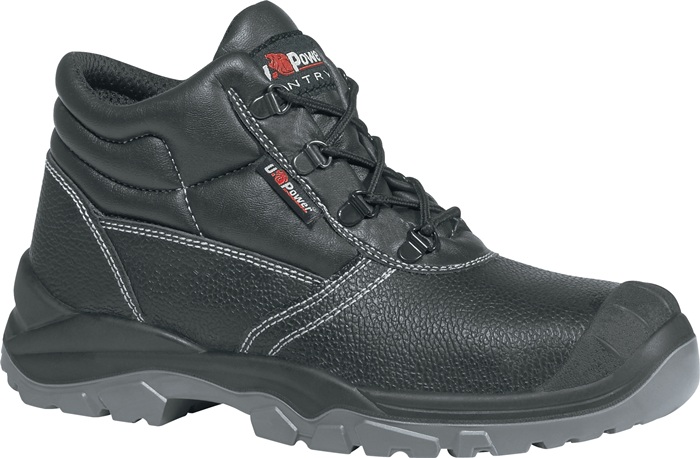 Sicherheitsstiefel Safe UK Gr.45 W.11 schwarz S3L FO SR Leder U.POWER