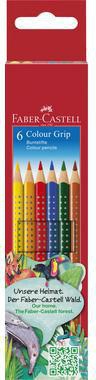 Faber-Castell Farbstift Colour GRIP 112406 farbig sortiert 6 St./Pack.