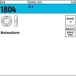 Nutmutter DIN 1804 M 45 x 1,5 A 2 5 Stück