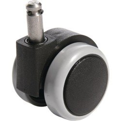Rl.f.harte BD D.55mm f.Bürodrehstuhl Stift-L.25mm Stift-D.10mm 5 St./Btl.TOPSTAR