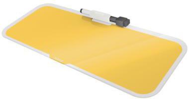 Leitz Desktop-Memoboard Cosy 52690019 380x150x60mm Glas gelb
