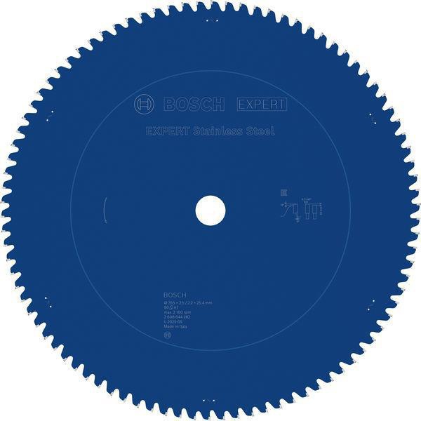 Kreissägeblatt EXPERT Stainless Steel AD 355mm Z.90 Bohr.25,4mm Schnitt-B.2,5mm