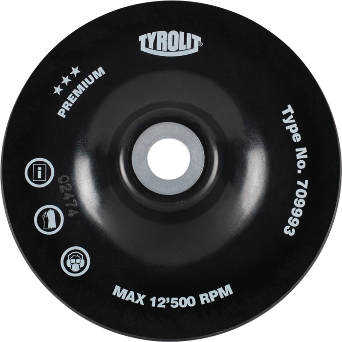 Stützteller Fiberscheiben PAD UNI D.125mm M14 hart TYROLIT