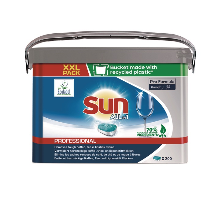 Geschirrreiniger-Tabs Prof.All in 1 200 Tabs Eimer SUN