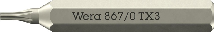 Bit 867/0 Micro TX 3 L.30mm WERA