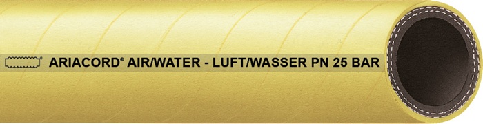 Pressluft-/Wasserschlauch ARIACORD®/YELLOW ID 76mm AD 95,0mm L.40m Gelb TEGUMA