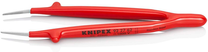 Präzisionspinzette L.150mm ger.verchr.KNIPEX