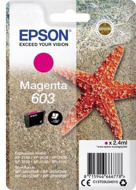Epson Tintenpatrone C13T03U34010 603 2,4ml magenta