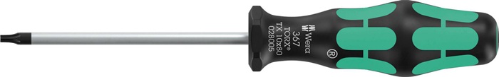 Schraubendreher 367 TORX Gr.T 10 Klingen-L.80mm 2K-Griff Rundkl.WERA