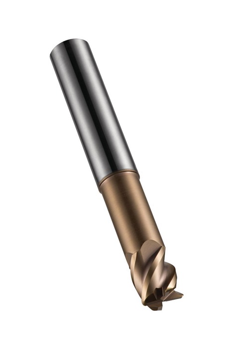 Schaftfräser S521 D.12mm R.1mm Gesamt-L.75mm Schneiden-L.13mm