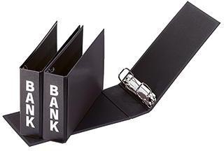 PAGNA Bankordner Basic Colours 40801-01 25x14x5cm Pappe schwarz