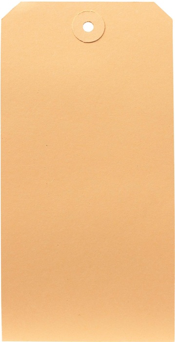 Etiketten m.Anhängeöse Maße 80x160mm Qualität 190g/qm altweiß TRANSPAK