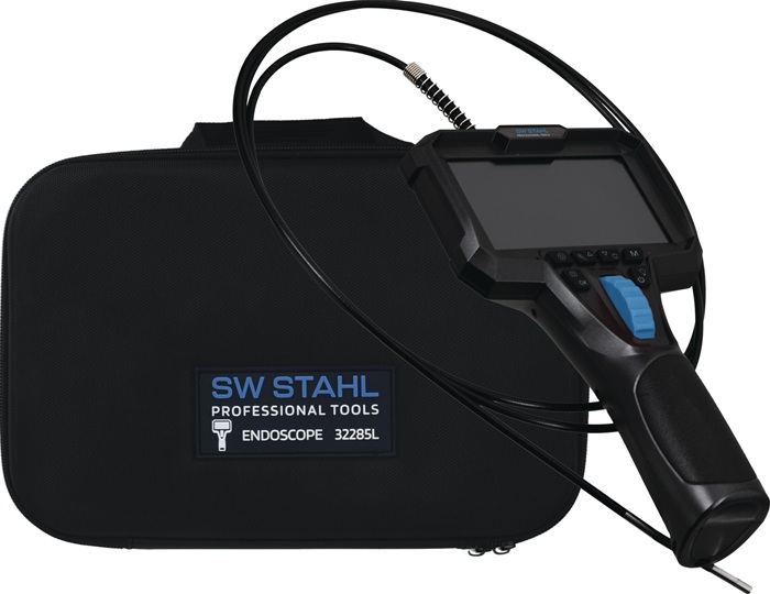 Akku-Inspektionskamera 4,3 Zoll 1920x1080 3,9mm LED 6 Kabel-L.1,5m SW STAHL