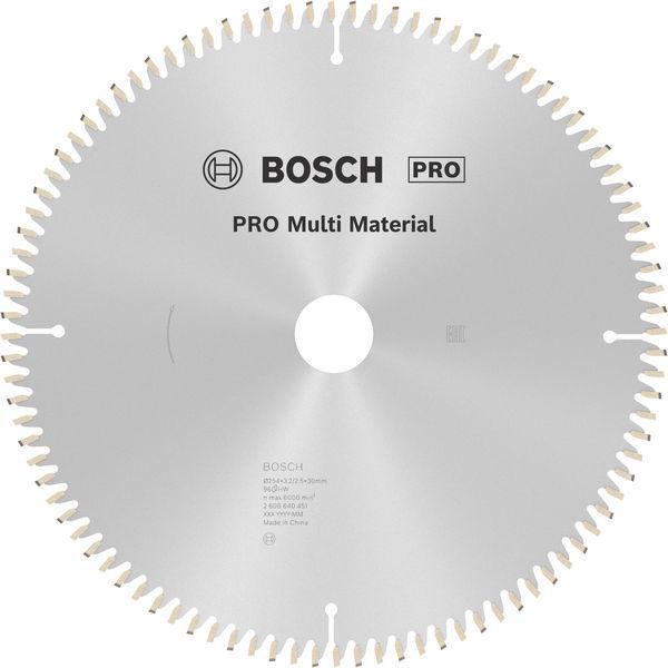 Kreissägeblatt AD 254mm Z.96 HLTCG Bohr.30mm Schnitt-B.3,2mm HM BOSCH