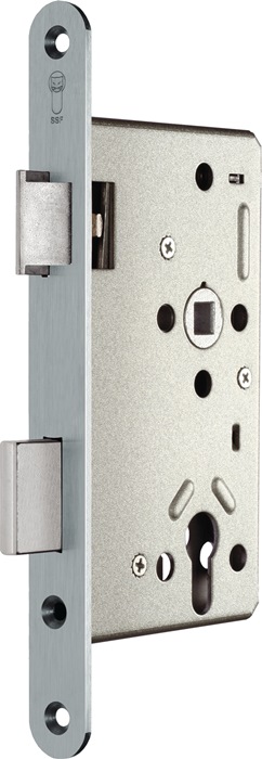 Panik-Einsteckschloss Ser.20 APE Fkt.E rd 24/65/72/9mm DIN li.VA SSF