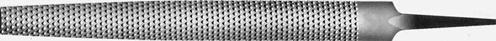 Holzraspel DIN 7263 L.250mm Q.25x7mm Hieb 2 halbrd.TECWERK
