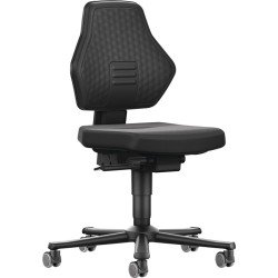 Arbeitsdrehstuhl Air Flow Rl.Supertec-Gewebe schwarz 450-600mm BIMOS