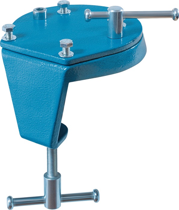 Drehklammer Tischstärke 10-60mm Backen-B.100mm Gr.90/100mm u.Compact HEUER