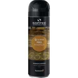 Baustellenmarkierspray Pro Marker schwarz 500ml Spraydose SOPPEC