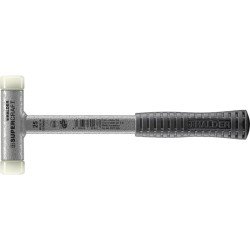 Schonhammer SUPERCRAFT L.270mm Kopf-D.25mm rückschlagfrei hart Nyl. weiß HALDER