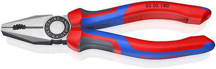 Kombizange L.180mm pol.Mehrkomp.-Hülle KNIPEX