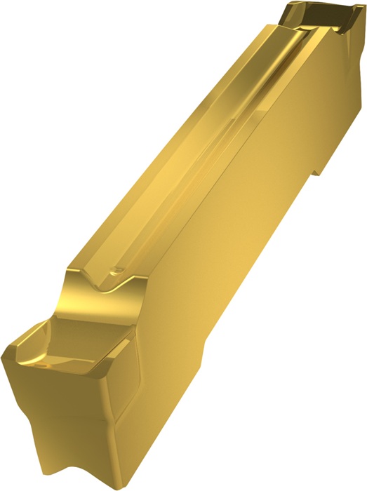Wendeschneidplatte ISO GL3-D300G02L06-PR:G8330 Breite 3mm PVD beschichtet Gold