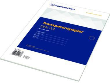 Soennecken Transparentpapier 1230 DIN A4 80g 50Blatt