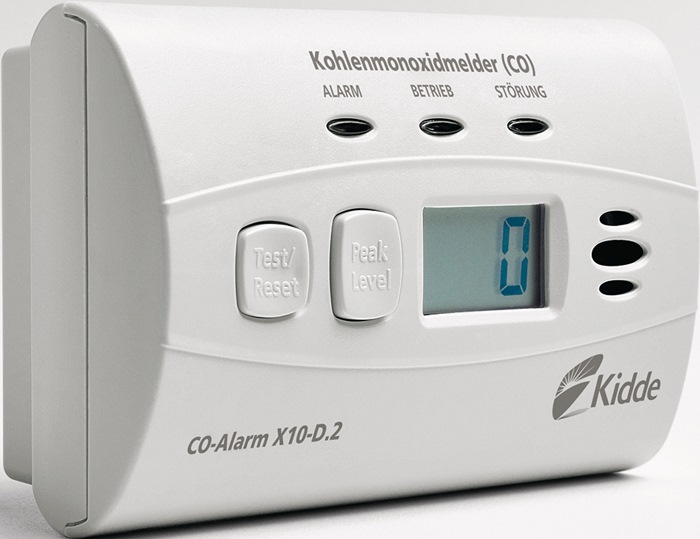 CO-Melder X10-D.2 H.71mm weiß 85 dB/3m