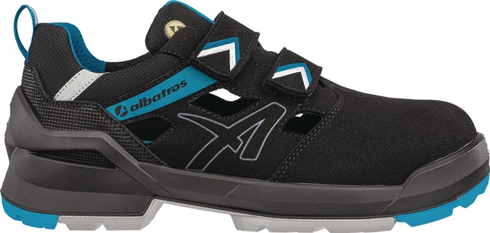 Sicherheitssandale FORGE AIR XW Gr.46 W.12 schwarz/blau Mikrofaser
