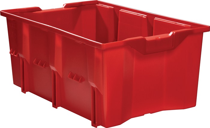 Drehstapelbehälter PP rot L480xB312xH200mm LA-KA-PE