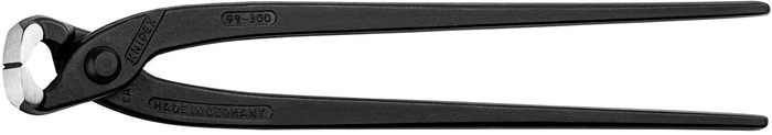 Monierzange L.300mm pol.schwarz atram.KNIPEX