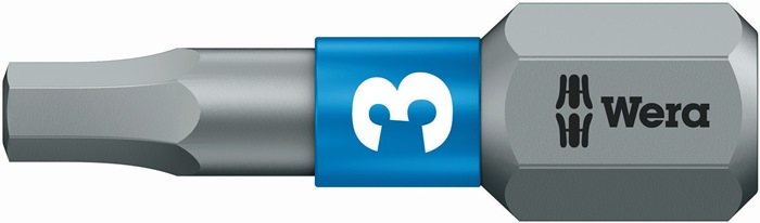 Bit 840/1 BTZ Hex-Plus Innen-6-kant SW3mm 6-kantantrieb1/4Zoll L.25mm BiTorsion