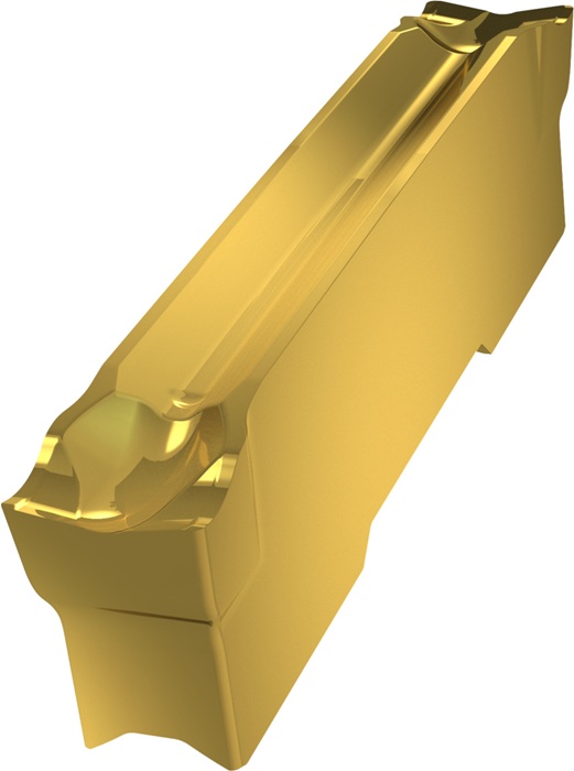Wendeschneidplatte ISO GL4-D400M02-PM:G8330 Breite 4mm PVD beschichtet Gold